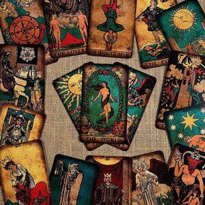 NWB Vintage Classic Rider Waite Style Tarot Cards Deck